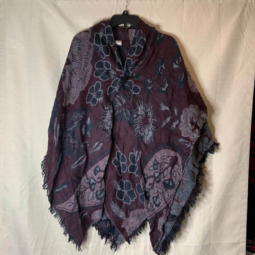 CRACKER BARREL OLD COUNTRY STORE poncho wrap one size